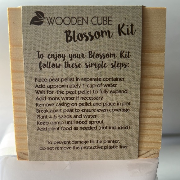 Wooden cube blossom kit - Picture 4 of 4